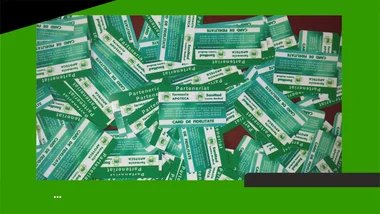 Card model 01, verde, tip farmacie