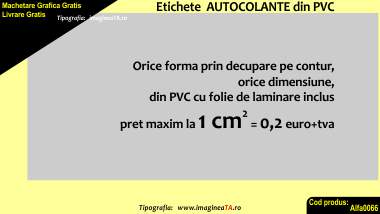 Autocolante pvc