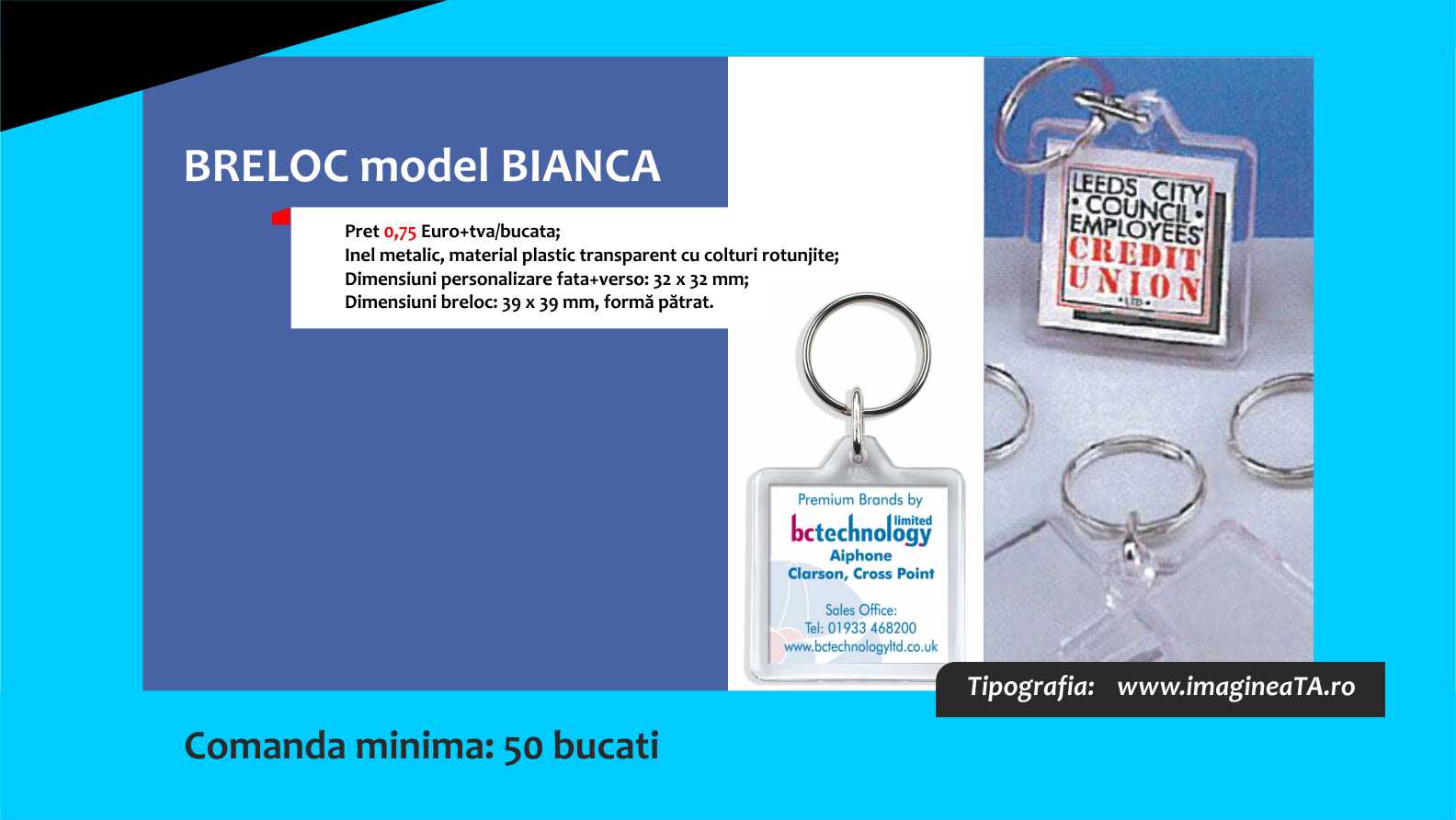 Breloc model BIANCA