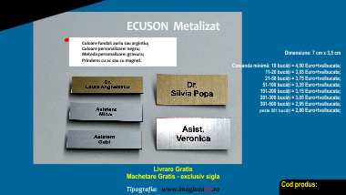 Ecuson Metalizat