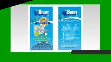 Card model 01, verde, tip farmacie