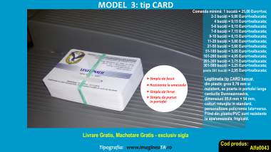 Legitimatii model 3 din carton rigid si deschidere tip carte personalizare pe coperta cu folio Auriu