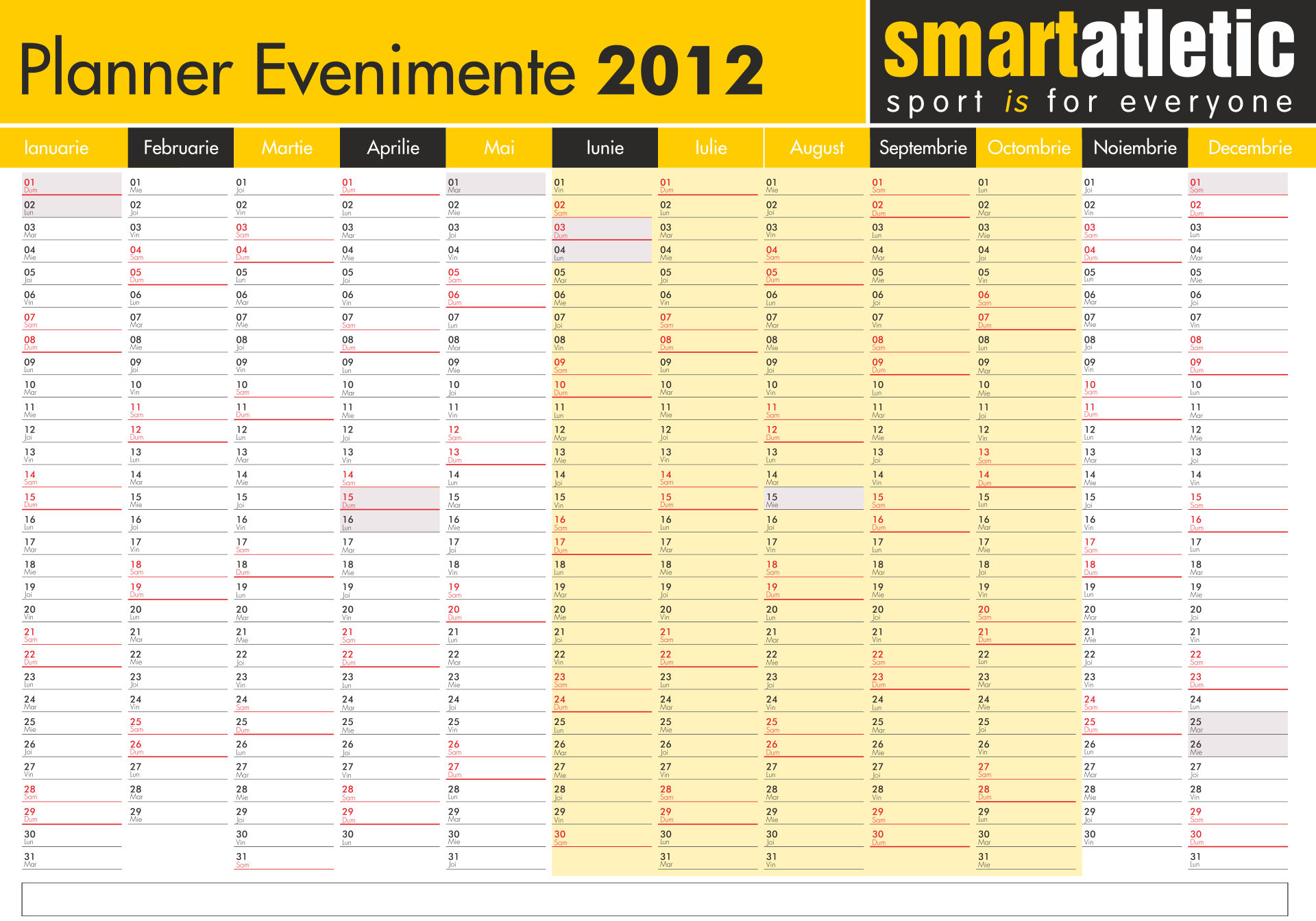 Planner 2012
