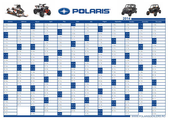 Planner year 2014 Polaris