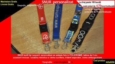 Legitimatii model 1 tip card bancar cu port-legitimatie transparenta si snur textil